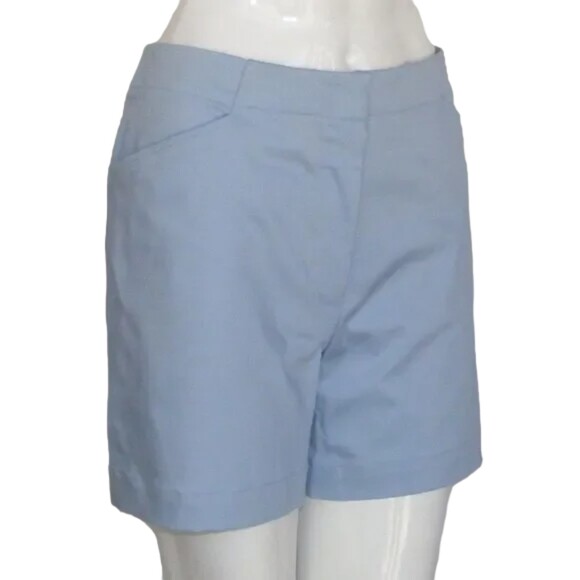 new Nike Golf Shorts, 14, Light Blue, Zipper/Clasp, Pockets, stretch - Picture 2 of 16